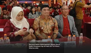 Harmoni dalam Keberagaman: Bupati Garut Hadiri Perayaan Cap Go Meh 2577 di Vihara Dharma Loka