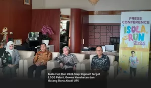 Isola Fun Run 2026 Siap Digelar! Target 1.500 Pelari, Gowes Kesehatan dan Galang Dana Abadi UPI