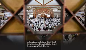 Jelang Lebaran, Potensi Zakat Fitrah Kota Bandung Diprediksi Naik! Segini Besaran yang Wajib Dibayar