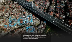 Kasus Bunuh Diri Marak di Pasupati, Pemkot Bandung Siapkan Layanan Psikolog di Puskesmas