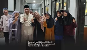 Kunjungi Masjid Jihadul Hidayah Cikajang, Bupati Garut Ajak Jemaah Maksimalkan Sisa Ramadan