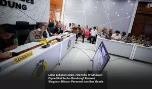 Libur Lebaran 2026, 700 Ribu Wisatawan Diprediksi Serbu Bandung! Pemkot Siagakan Ribuan Personel dan Bus Gratis