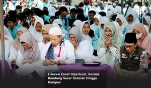 Literasi Zakat Diperkuat, Baznas Bandung Sasar Sekolah hingga Kampus