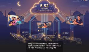 Lonjakan Trafik Data di Jabar Tembus 100% saat Ramadan, Telkomsel Siapkan 45 Titik Prioritas dan Teknologi AI