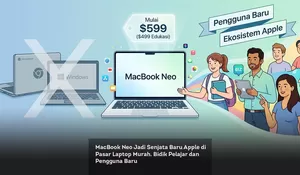 MacBook Neo Jadi Senjata Baru Apple di Pasar Laptop Murah. Bidik Pelajar dan Pengguna Baru