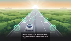 Mudik Lebaran 2026, Pengguna Mobil Listrik Dimanjakan 189 SPKLU di Rest Area