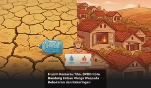 Musim Kemarau Tiba, BPBD Kota Bandung Imbau Warga Waspada Kebakaran dan Kekeringan