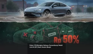Pakar ITB Bongkar Bahaya Tersembunyi Mobil Listrik (EV) Saat Musim Banjir