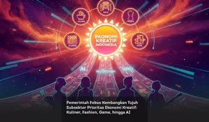 Pemerintah Fokus Kembangkan Tujuh Subsektor Prioritas Ekonomi Kreatif: Kuliner, Fashion, Game, hingga AI