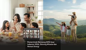 Pemerintah Rancang WFH Usai Lebaran 2026, Dorong Wisata dan Hemat Energi
