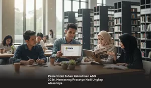 Pemerintah Tahan Rekrutmen ASN 2026, Mensesneg Prasetyo Hadi Ungkap Alasannya