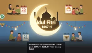 Pemerintah Tetapkan Idulfitri 1447 H pada 21 Maret 2026, Ini Hasil Sidang Isbat