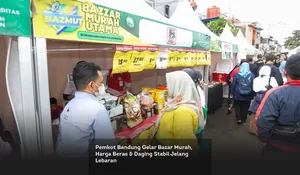Pemkot Bandung Gelar Bazar Murah, Harga Beras &amp; Daging Stabil Jelang Lebaran