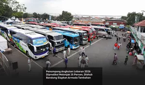Penumpang Angkutan Lebaran 2026 Diprediksi Melonjak 15 Persen, Dishub Bandung Siapkan Armada Tambahan