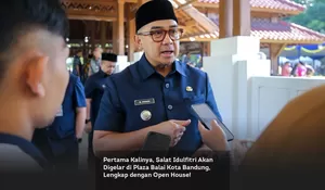 Pertama Kalinya, Salat Idulfitri Akan Digelar di Plaza Balai Kota Bandung, Lengkap dengan Open House!