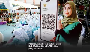 Potensi Zakat Kota Bandung Capai Rp1,8 Triliun, Baru Rp742 Miliar yang Terkumpul
