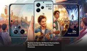 Realme 16 Series 5G Resmi Diumumkan, Bawa Kamera 200MP dan Desain Premium