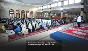 Safari Ramadan di Masjid Agung, Wali Kota Farhan Ajak Warga Jaga Warisan Kota