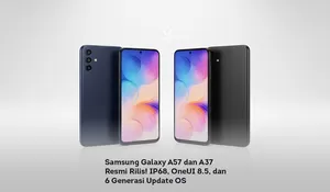 Samsung Galaxy A57 dan A37 Resmi Rilis! IP68, OneUI 8.5, dan 6 Generasi Update OS