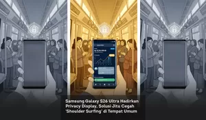 Samsung Galaxy S26 Ultra Hadirkan Privacy Display, Solusi Jitu Cegah 'Shoulder Surfing' di Tempat Umum