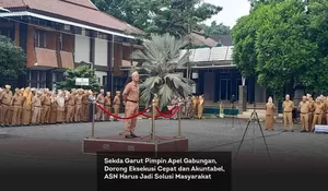 Sekda Garut Pimpin Apel Gabungan, Dorong Eksekusi Cepat dan Akuntabel, ASN Harus Jadi Solusi Masyarakat