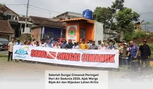 Sekolah Sungai Cimanuk Peringati Hari Air Sedunia 2026, Ajak Warga Bijak Air dan Hijaukan Lahan Kritis
