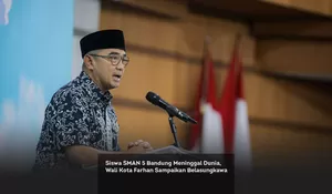 Siswa SMAN 5 Bandung Meninggal Dunia, Wali Kota Farhan Sampaikan Belasungkawa