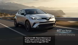 Toyota C-HR+ Resmi Meluncur di Eropa, SUV Listrik dengan Range Terjauh Toyota hingga 607 Km