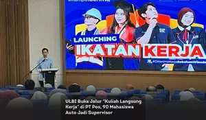 ULBI Buka Jalur "Kuliah Langsung Kerja" di PT Pos, 90 Mahasiswa Auto Jadi Supervisor
