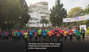 UPI Gelar Isola Fun Run 2026, Target 2.000 Peserta Ramaikan Lari Santai di Ikon Gedung Isola