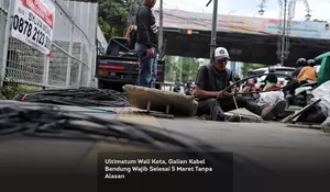 Ultimatum Wali Kota, Galian Kabel Bandung Wajib Selesai 5 Maret Tanpa Alasan