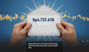 Upah Minimum Jawa Barat 2026 Naik, UMK Kota Bandung Bertambah Rp254 Ribu