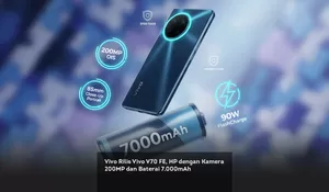 Vivo Rilis Vivo V70 FE, HP dengan Kamera 200MP dan Baterai 7.000mAh