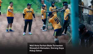 Wali Kota Farhan Buka Turnamen Slowpitch Ramadan, Dorong Gaya Hidup Sehat