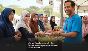 Warga Gedebage, Andir, dan Sumur Bandung Sambut Hangat Bazmut 2026