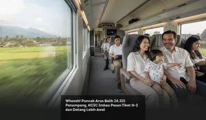 Whoosh! Puncak Arus Balik 24.315 Penumpang, KCIC Imbau Pesan Tiket H-2 dan Datang Lebih Awal
