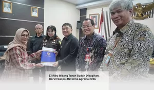13 Ribu Bidang Tanah Sudah Dibagikan, Garut Gaspol Reforma Agraria 2026