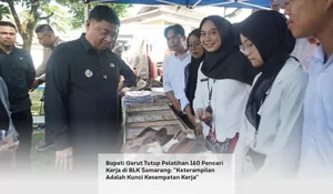 Bupati Garut Tutup Pelatihan 160 Pencari Kerja di BLK Samarang: “Keterampilan Adalah Kunci Kesempatan Kerja”