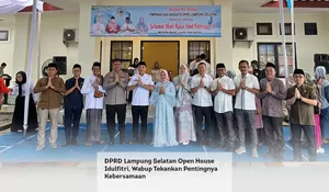 DPRD Lampung Selatan Open House Idulfitri, Wabup Tekankan Pentingnya Kebersamaan