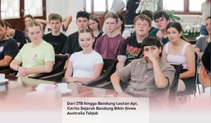 Dari ITB hingga Bandung Lautan Api, Cerita Sejarah Bandung Bikin Siswa Australia Takjub