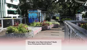 Dibongkar atau Dipertahankan? Nasib Teras Cihampelas Masih Misteri