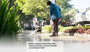 Farhan Tegaskan Penertiban PKL: "Toleransi Cukup, Trotoar Kembali untuk Pejalan Kaki"
