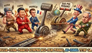 Rusia-China-Prancis Kompak Nge-Rem Perang, AS-Israel Tetap Gas