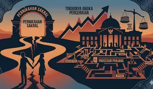 Tingginya Angka Perceraian di Indonesia: Ketika Pernikahan Sakral Berakhir di Meja Hijau dengan Prosedur Panjang