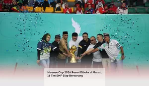 Hisense Cup 2026 Resmi Dibuka di Garut, 16 Tim SMP Siap Bertarung