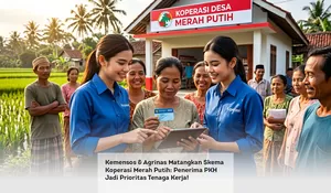 Kemensos & Agrinas Matangkan Skema Koperasi Merah Putih: Penerima PKH Jadi Prioritas Tenaga Kerja!