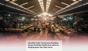Khofifah Indar Parawansa Pastikan Harga Sembako Stabil Usai Lebaran, Daging Ayam dan Sapi Turun