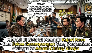 Komisi III DPR RI Panggil Kajari Karo Dan Oknum Jaksa Serampangan Yang Penjarakan Vidiografer Amsal Christy Sitepu