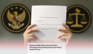 Komnas HAM Minta Akses Periksa Tersangka Kasus Penyiraman Air Keras Andrie Yunus
