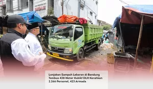 Lonjakan Sampah Lebaran di Bandung Tembus 438 Meter Kubik! DLH Kerahkan 2.266 Personel, 423 Armada